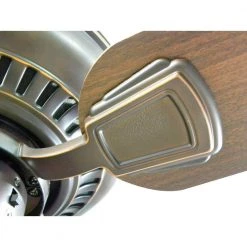 Campbell 52 in. Indoor LED Mediterranean Bronze Ceiling Fan with Light Kit, Downrod, Reversible Blades and Remote by Hampton Bay -Hampton Bay Sales mediterranean bronze hampton bay ceiling fans with lights 41350 77 1000