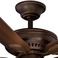 Campbell 52 in. Indoor LED Mediterranean Bronze Ceiling Fan with Light Kit, Downrod, Reversible Blades and Remote by Hampton Bay -Hampton Bay Sales mediterranean bronze hampton bay ceiling fans with lights 41350 fa 1000