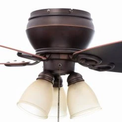 Whitlock 44 in. LED Indoor Mediterranean Bronze Ceiling Fan with Light Kit by Hampton Bay -Hampton Bay Sales mediterranean bronze hampton bay ceiling fans with lights 52644 a0 1000
