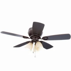 Whitlock 44 in. LED Indoor Mediterranean Bronze Ceiling Fan with Light Kit by Hampton Bay -Hampton Bay Sales mediterranean bronze hampton bay ceiling fans with lights 52644 c3 1000