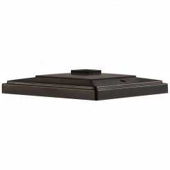 Solar 15 Lumens Mediterranean Bronze Outdoor Integrated LED 3000K Warm White Landscape Post Cap Light by Hampton Bay -Hampton Bay Sales mediterranean bronze hampton bay deck post lights 84044 1d 1000