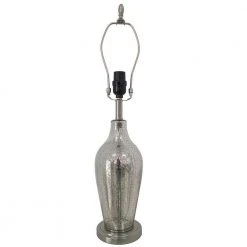 Mix and Match 24.85 in. Mercury Glass Table Lamp - Title 20 by Hampton Bay