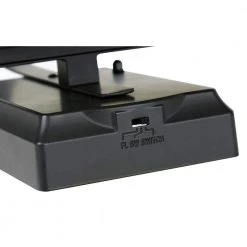 1-Light Midnight Black Integrated LED Outdoor Flicker Flame Effect Decorative Selectable Color Lantern Sconce Wall Light by Hampton Bay -Hampton Bay Sales midnight black hampton bay outdoor sconces lan15 3wy blk hd 77 1000