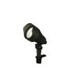 9.8-Watt Millennium Black Adjustable Light Color Outdoor Integrated LED Landscape Flood Light by Hampton Bay