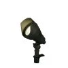 13.3-Watt Millennium Black Adjustable Light Color Outdoor Integrated LED Landscape Flood Light by Hampton Bay