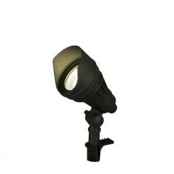 13.3-Watt Millennium Black Adjustable Light Color Outdoor Integrated LED Landscape Flood Light by Hampton Bay