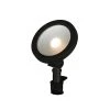 9.8-Watt Black Adjustable Light Color Outdoor Integrated LED Landscape Flood Light by Hampton Bay