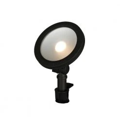 9.8-Watt Black Adjustable Light Color Outdoor Integrated LED Landscape Flood Light by Hampton Bay