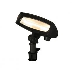 Low Voltage Black LED Landscape Flood Light with Adjustable Light Color by Hampton Bay