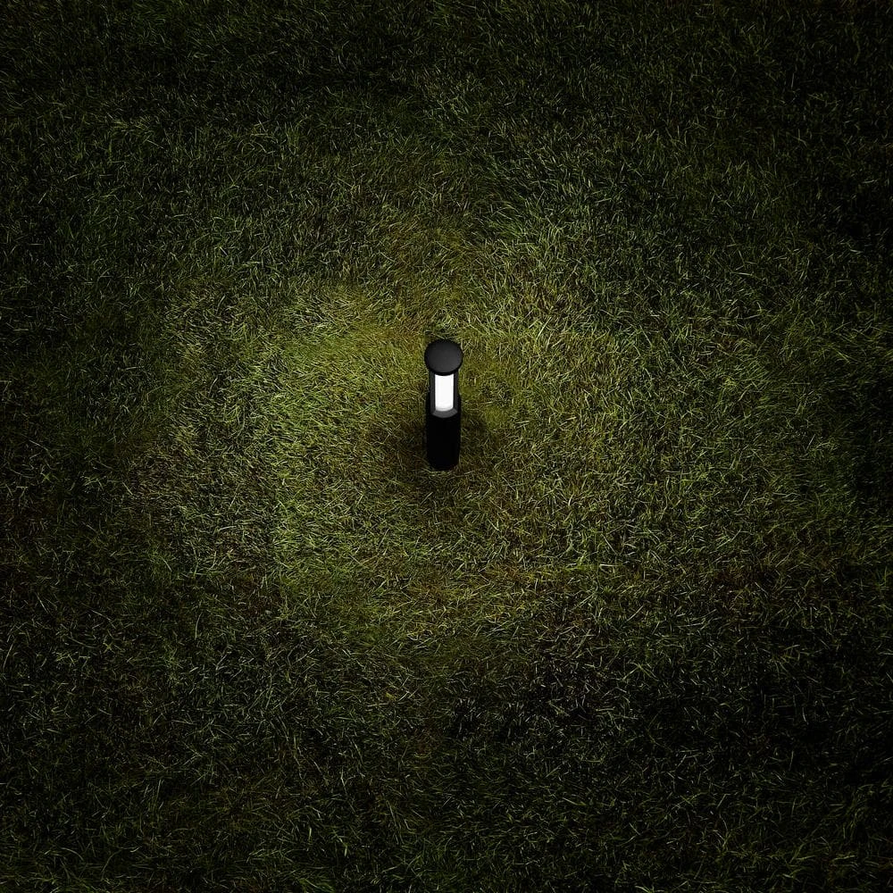 Madison Low Voltage Black Integrated LED Path Light with Frosted Glass by Hampton Bay 3 Madison Low Voltage Black Integrated LED Path Light with Frosted Glass by Hampton Bay - Image 3