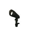 9.8-Watt Millennium Black Adjustable Light Color Outdoor Integrated LED Landscape Spot Light by Hampton Bay