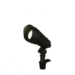 9.8-Watt Millennium Black Adjustable Light Color Outdoor Integrated LED Landscape Spot Light by Hampton Bay