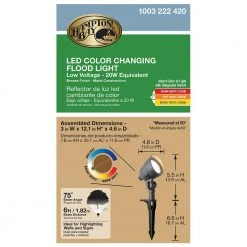 4.5-Watt Millennium Bronze Adjustable Light Color Outdoor Integrated LED Landscape Flood Light by Hampton Bay 10 4.5-Watt Millennium Bronze Adjustable Light Color Outdoor Integrated LED Landscape Flood Light by Hampton Bay -Hampton Bay Sales millennium bronze hampton bay landscape flood lights iwo1501ls 4 40 1000