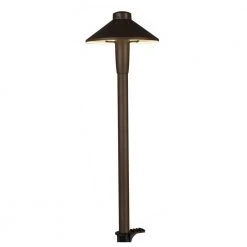 Low Voltage Bronze LED Path Light with Adjustable Color by Hampton Bay
