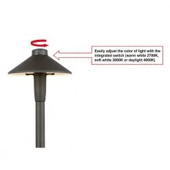 Low Voltage Bronze LED Path Light with Adjustable Color by Hampton Bay -Hampton Bay Sales millennium bronze hampton bay path lights jtk1501l fa 1000