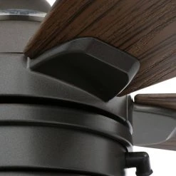 Seaport 52 in. LED Indoor/Outdoor Natural Iron Ceiling Fan with Light Kit by Hampton Bay -Hampton Bay Sales natural iron hampton bay ceiling fans with lights al634 ni 1d 1000