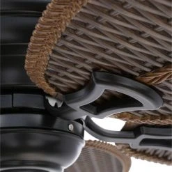 Palm Beach II 48 in. Indoor/Outdoor Natural Iron Ceiling Fan by Hampton Bay -Hampton Bay Sales natural iron hampton bay ceiling fans without lights 59299 1f 1000