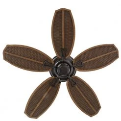 Palm Beach II 48 in. Indoor/Outdoor Natural Iron Ceiling Fan by Hampton Bay -Hampton Bay Sales natural iron hampton bay ceiling fans without lights 59299 44 1000