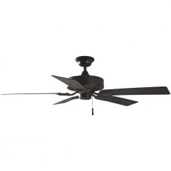 Barrow Island 52 in. Natural Iron Smart Hubspace Ceiling Fan with Remote by Hampton Bay -Hampton Bay Sales natural iron hampton bay ceiling fans without lights yg529 ni hs 1d 1000