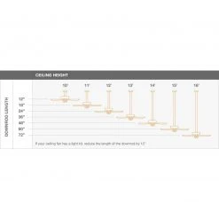 Barrow Island 52 in. Natural Iron Smart Hubspace Ceiling Fan with Remote by Hampton Bay -Hampton Bay Sales natural iron hampton bay ceiling fans without lights yg529 ni hs 31 1000