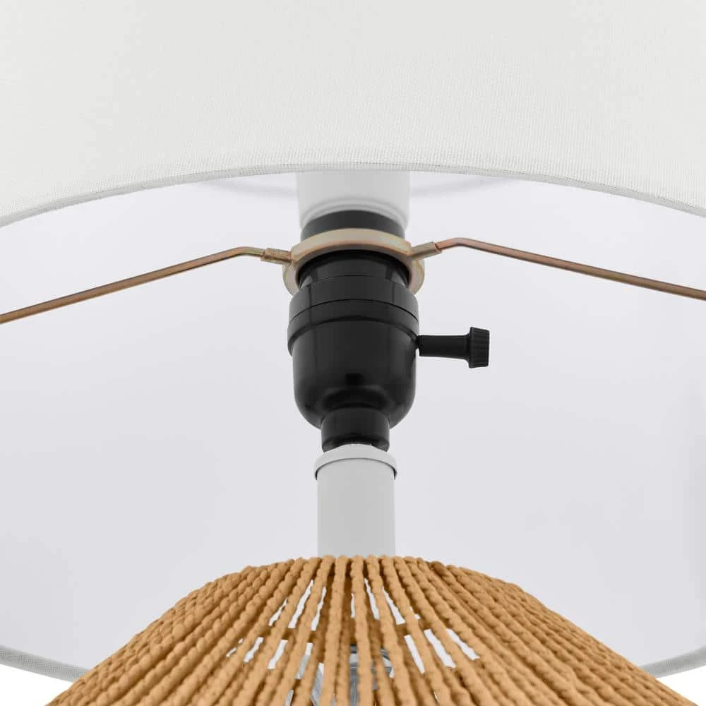 Kellen 16.5 in. Natural Rope Accent Lamp by Hampton Bay 5 Kellen 16.5 in. Natural Rope Accent Lamp by Hampton Bay - Image 5