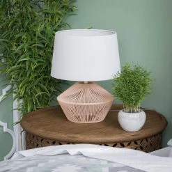 Kellen 16.5 in. Natural Rope Accent Lamp by Hampton Bay 19 Kellen 16.5 in. Natural Rope Accent Lamp by Hampton Bay -Hampton Bay Sales natural rope hampton bay table lamps hdp15313 1f 1000