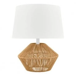 Kellen 16.5 in. Natural Rope Accent Lamp by Hampton Bay