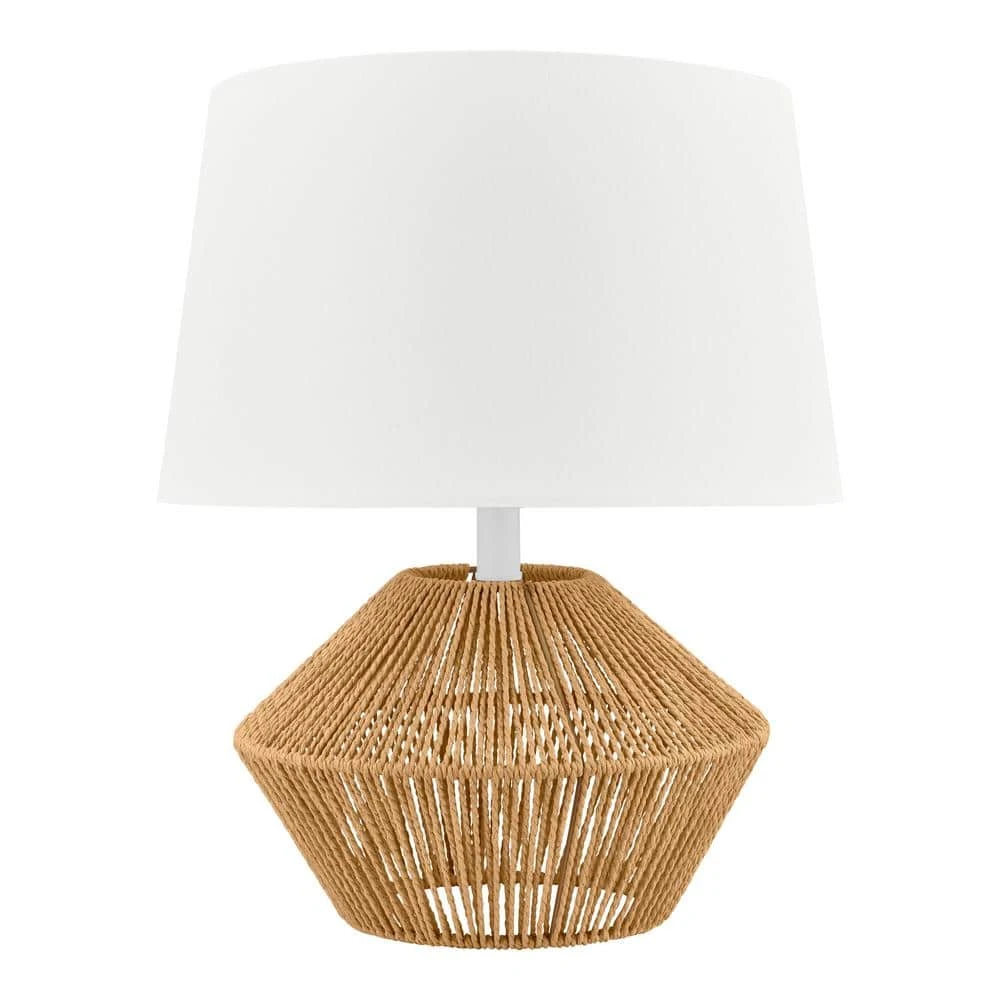 Kellen 16.5 in. Natural Rope Accent Lamp by Hampton Bay 1 Kellen 16.5 in. Natural Rope Accent Lamp by Hampton Bay