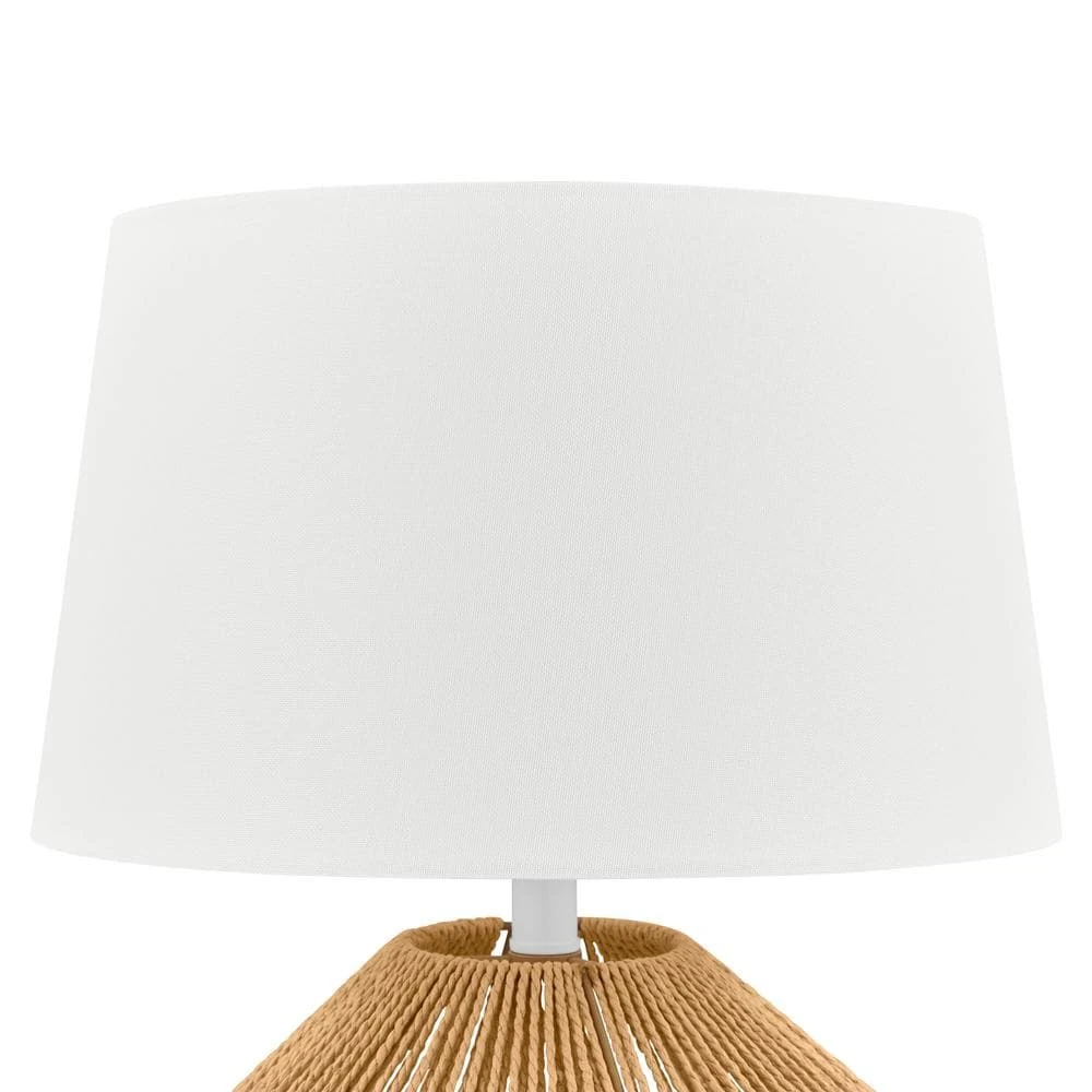 Kellen 16.5 in. Natural Rope Accent Lamp by Hampton Bay 4 Kellen 16.5 in. Natural Rope Accent Lamp by Hampton Bay - Image 4