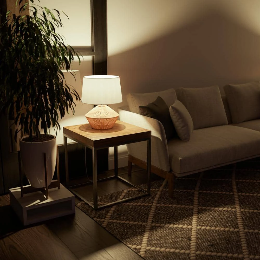 Kellen 16.5 in. Natural Rope Accent Lamp by Hampton Bay 6 Kellen 16.5 in. Natural Rope Accent Lamp by Hampton Bay - Image 6