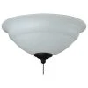 3-Light White Ceiling Fan Bowl LED Light Kit by Hampton Bay