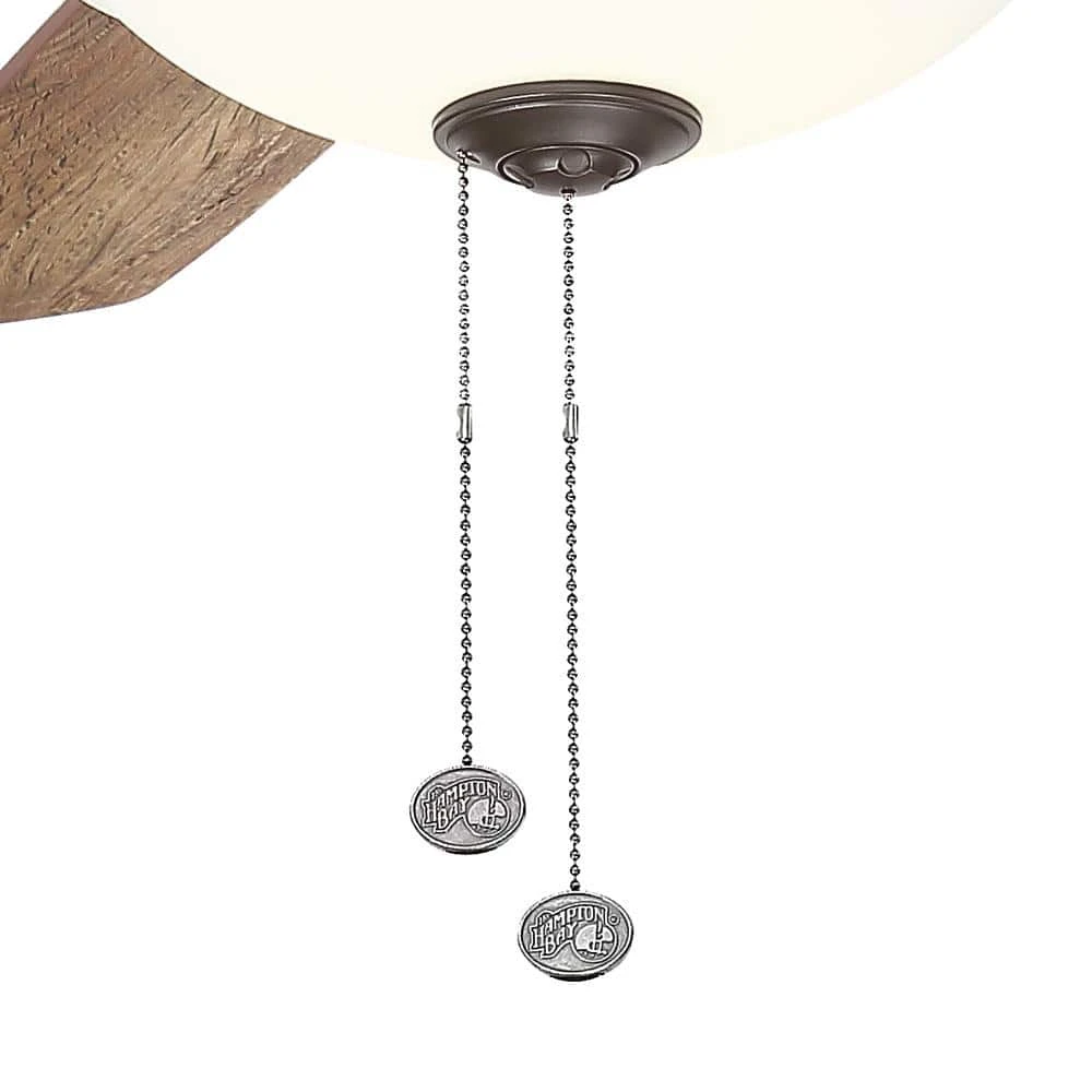 Menage 56 in. Integrated LED Indoor Low Profile Oil Rubbed Bronze Ceiling Fan with Light Kit by Hampton Bay 2 Menage 56 in. Integrated LED Indoor Low Profile Oil Rubbed Bronze Ceiling Fan with Light Kit by Hampton Bay - Image 2