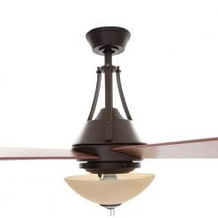 Everbilt 54 in. Indoor Oil-Rubbed Bronze Ceiling Fan with Light Kit by Hampton Bay -Hampton Bay Sales oil rubbed bronze hampton bay ceiling fans with lights 14928 40 1000