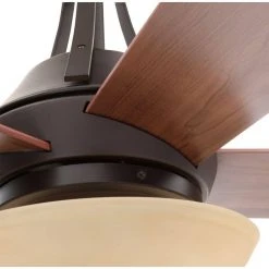 Everbilt 54 in. Indoor Oil-Rubbed Bronze Ceiling Fan with Light Kit by Hampton Bay -Hampton Bay Sales oil rubbed bronze hampton bay ceiling fans with lights 14928 77 1000