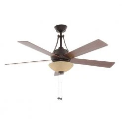 Everbilt 54 in. Indoor Oil-Rubbed Bronze Ceiling Fan with Light Kit by Hampton Bay -Hampton Bay Sales oil rubbed bronze hampton bay ceiling fans with lights 14928 c3 1000
