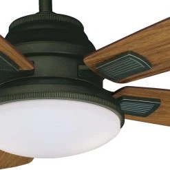 Latham 52 in. LED Indoor Oil Rubbed Bronze Ceiling Fan with Light Kit and Remote Control by Hampton Bay -Hampton Bay Sales oil rubbed bronze hampton bay ceiling fans with lights 51353 c3 1000