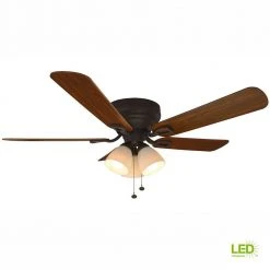 Blair 52 in. LED Indoor Oil-Rubbed Bronze Ceiling Fan with Light Kit by Hampton Bay 18 Blair 52 in. LED Indoor Oil-Rubbed Bronze Ceiling Fan with Light Kit by Hampton Bay -Hampton Bay Sales oil rubbed bronze hampton bay ceiling fans with lights 51732 4f 1000