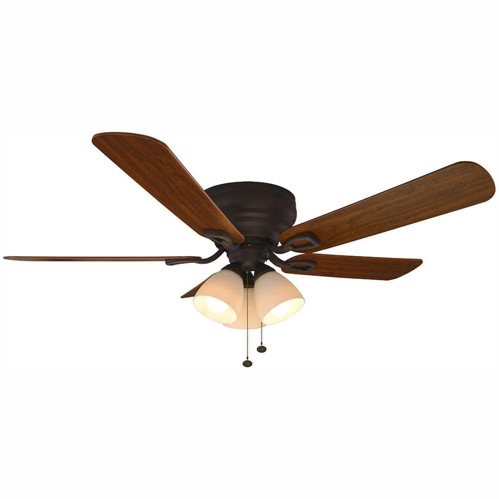 Blair 52 in. LED Indoor Oil-Rubbed Bronze Ceiling Fan with Light Kit by Hampton Bay 1 Blair 52 in. LED Indoor Oil-Rubbed Bronze Ceiling Fan with Light Kit by Hampton Bay