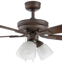 Sinclair II 44 in. Indoor Oil Rubbed Bronze LED Ceiling Fan with Light by Hampton Bay -Hampton Bay Sales oil rubbed bronze hampton bay ceiling fans with lights al958b eb 40 1000