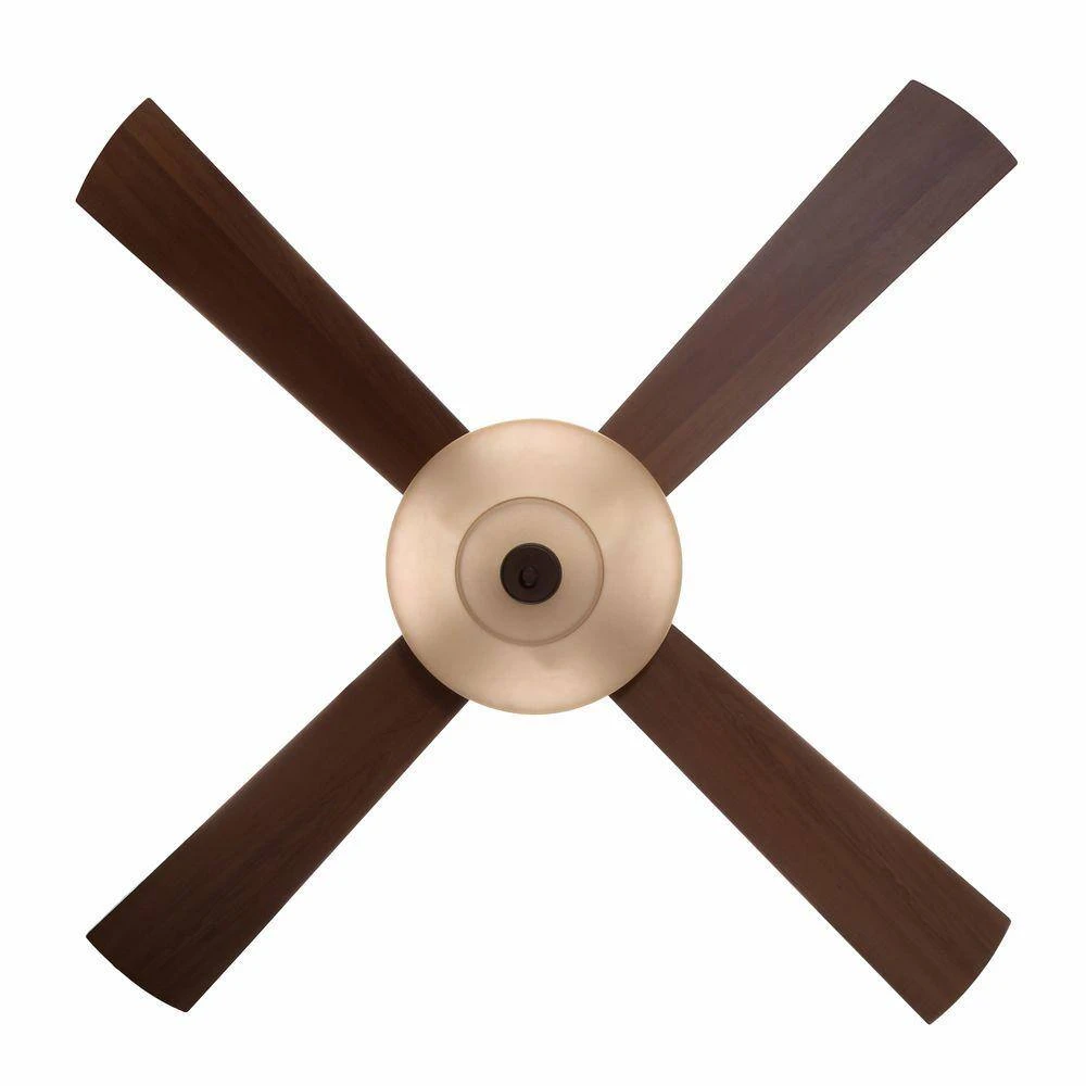 Alida 52 in. Indoor Oil-Rubbed Bronze Ceiling Fan with Light Kit and Remote Control by Hampton Bay 9 Alida 52 in. Indoor Oil-Rubbed Bronze Ceiling Fan with Light Kit and Remote Control by Hampton Bay - Image 9
