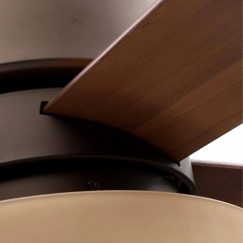 Alida 52 in. Indoor Oil-Rubbed Bronze Ceiling Fan with Light Kit and Remote Control by Hampton Bay 6 Alida 52 in. Indoor Oil-Rubbed Bronze Ceiling Fan with Light Kit and Remote Control by Hampton Bay - Image 6