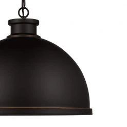 Tallulah 4-Light Oil Rubbed Bronze Pendant Hanging Light, Dome Kitchen Pendant Lighting by Hampton Bay -Hampton Bay Sales oil rubbed bronze hampton bay chandeliers 65222 40 1000