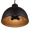 Tallulah 4-Light Oil Rubbed Bronze Pendant Hanging Light, Dome Kitchen Pendant Lighting by Hampton Bay