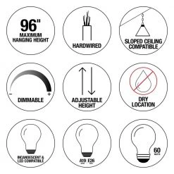 Westwood 5-Light Oil-Rubbed Bronze Chandelier with Frosted White Glass Shades by Hampton Bay -Hampton Bay Sales oil rubbed bronze hampton bay chandeliers iay8115a 4 fa 1000