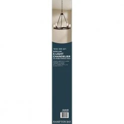 Moreland 5-Light Traditional Oil-Rubbed Bronze Hanging Wagon Wheel Candlestick Chandelier by Hampton Bay -Hampton Bay Sales oil rubbed bronze hampton bay chandeliers jqi9115a 44 1000