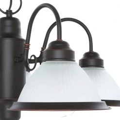 Halophane 5-Light Oil Rubbed Bronze Chandelier with Frosted Ribbed Glass Shades by Hampton Bay 14 Halophane 5-Light Oil Rubbed Bronze Chandelier with Frosted Ribbed Glass Shades by Hampton Bay -Hampton Bay Sales oil rubbed bronze hampton bay chandeliers wb0390 orb 40 1000