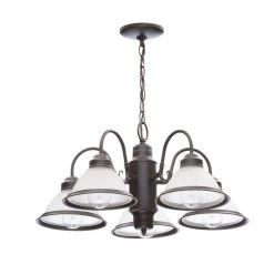 Halophane 5-Light Oil Rubbed Bronze Chandelier with Frosted Ribbed Glass Shades by Hampton Bay 17 Halophane 5-Light Oil Rubbed Bronze Chandelier with Frosted Ribbed Glass Shades by Hampton Bay -Hampton Bay Sales oil rubbed bronze hampton bay chandeliers wb0390 orb 66 1000