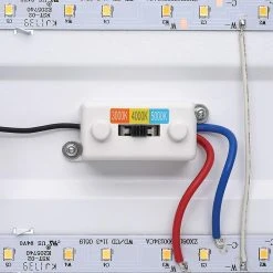 4 ft. Vintage Inspired Oil Rubbed Bronze Selectable LED Flush Mount Ceiling Light 3600 Lumens 3000K 4000K 5000K by Hampton Bay -Hampton Bay Sales oil rubbed bronze hampton bay flush mount lights 54486111 c3 1000