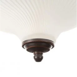11 in. 2-Light Oil-Rubbed Bronze Flush Mount with Frosted Swirl Glass Shade by Hampton Bay -Hampton Bay Sales oil rubbed bronze hampton bay flush mount lights fzp8012a orb 1d 1000