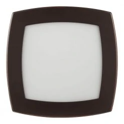 Square 12 in. Oil-rubbed bronze Selectable LED Flush Mount (2-Pack) by Hampton Bay -Hampton Bay Sales oil rubbed bronze hampton bay flush mount lights jxr3011l 2 orb 40 1000